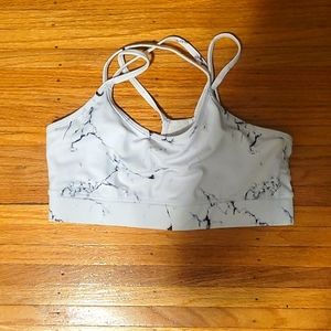 Buffbunny marble sports bra xs